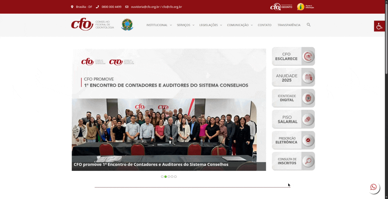 Website do CFO